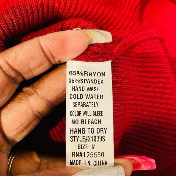 Hera Collection Ribbed 2 Piece Skirt Set Medium - Picture 5 of 6